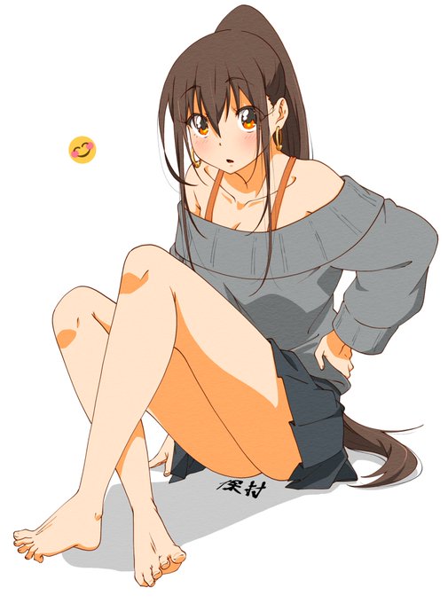 肩出しのtwitterイラスト検索結果 古い順