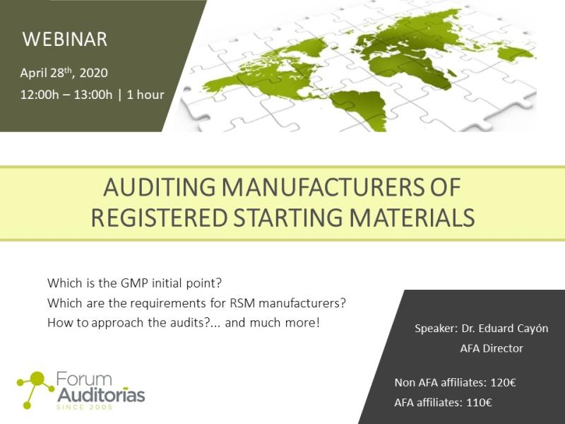 ForumAFA's tweet photo. REGISTERED STARTING MATERIALS.  Do you have questions or concerns about how to approach Registered Starting Materials qualification? @Cefic @MHRAgovuk 

https://t.co/wH2gVFNWj4 https://t.co/DBCg7CClqZ