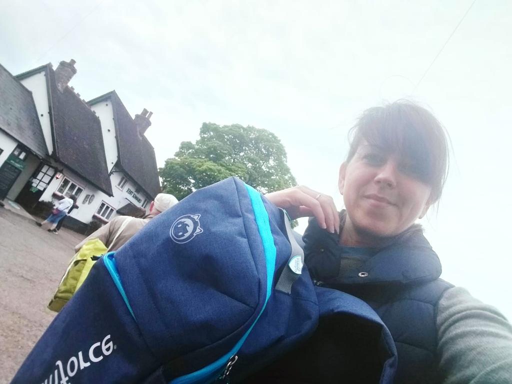 Standing in a line waiting for food with this backpack. Memories! 🤣 #DF19 <a href="/VegasMamaOhana/">Brooke Bracy</a> <a href="/VickiHenry63/">Vicki Moritz-Henry</a> <a href="/HeatherJBlack/">Heather Black</a> . This time I'm closer to home at my fantastic local, now a grocery store #orangetreebaldock #loveyourlocal