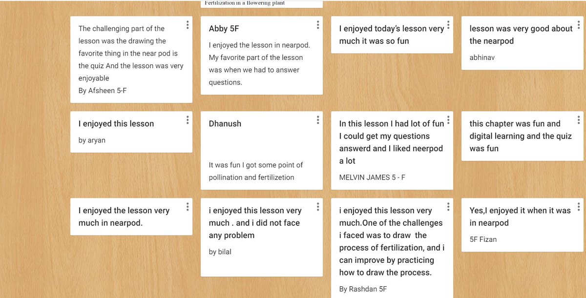 Giving a right feedback is the scope for improvement. Our students have shared their feedback about their Remote Learning lesson through padlet.@TKGStweet <a href="/ashex16/">Asha Alexander UN Accredited #ClimateChange Leader</a> <a href="/GEMS_ME/">GEMS Education</a> #gemscomingtogether <a href="/Ashvinod309/">Aswathy</a>