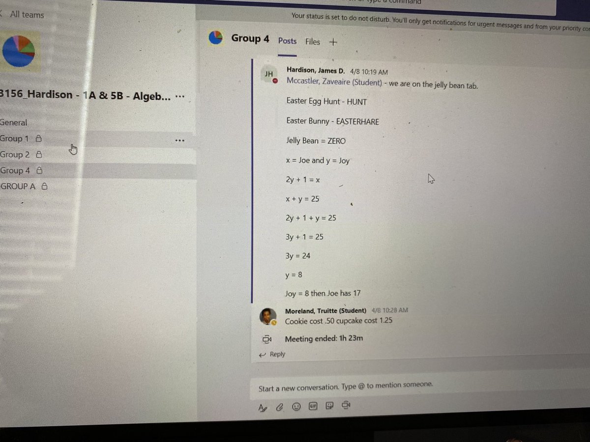 Some exciting learning going on in our first ever <a href="/DuvalSchools/">DCPS</a> Math Share Fair. Easter Egg #math Hunts through <a href="/msonenote/">Microsoft OneNote</a> along with other great ideas from our own teachers as we thrive in #DuvalHomeRoom . #iteachmath #mieexpert #edtech <a href="/MicrosoftEDU/">Microsoft Education</a> <a href="/DcpsMath/">DCPS Math</a>