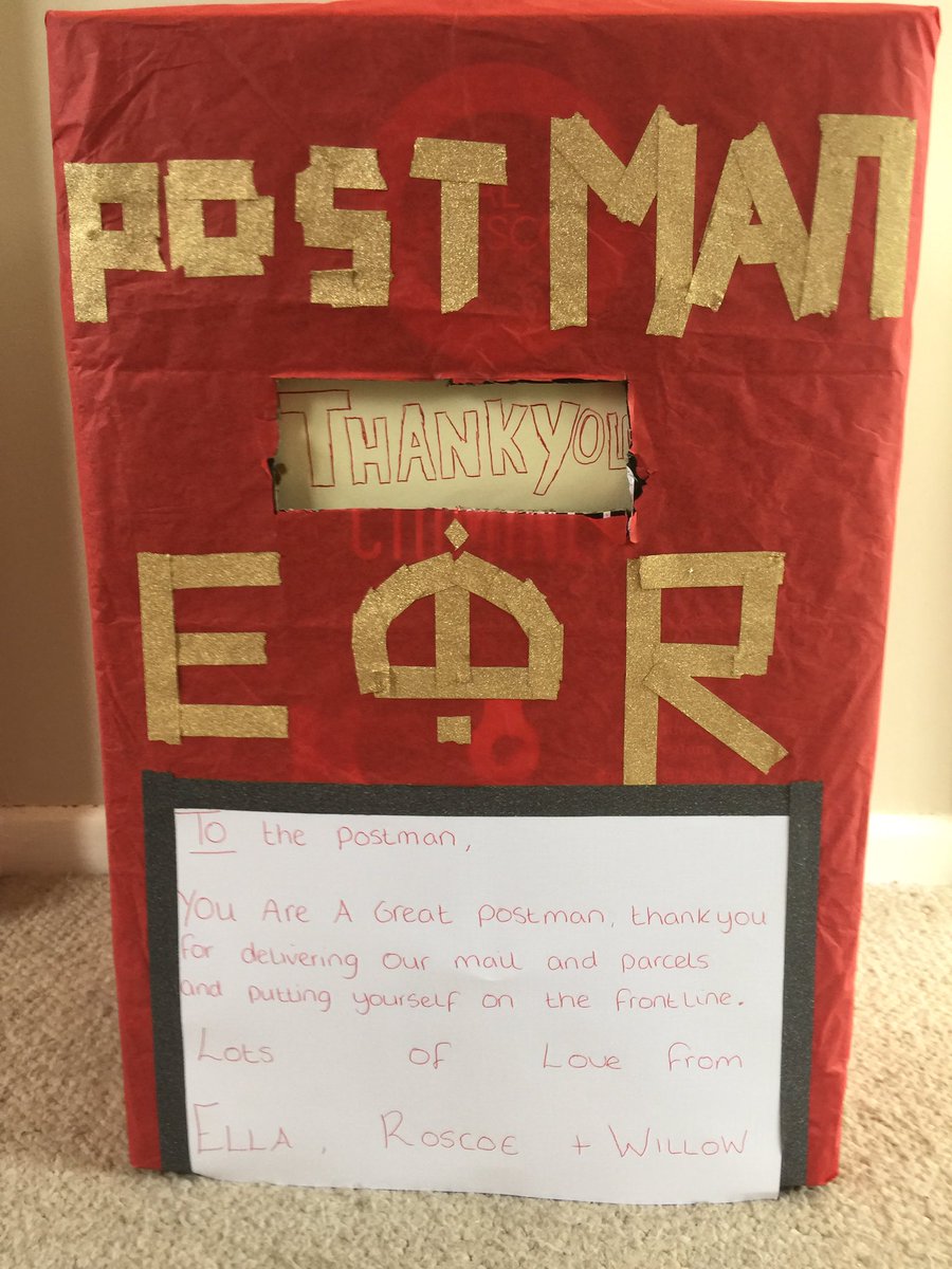 laurent68365330's tweet photo. @Newlands_PS Ella made a post box for the postman to show her appreciation for what he does! https://t.co/eCzrkxPwl4