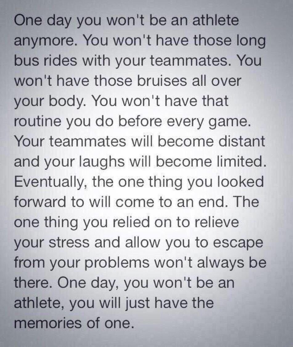 TeamRunner4Life's tweet photo. Every athlete must read this. Never take a moment for granted. https://t.co/6l2N12TP9s