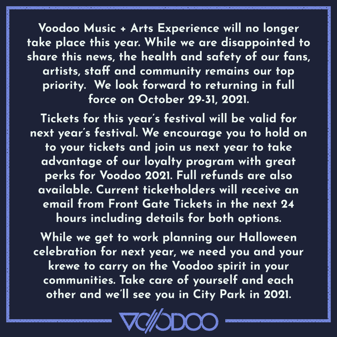 Voodoo Experience 2020 