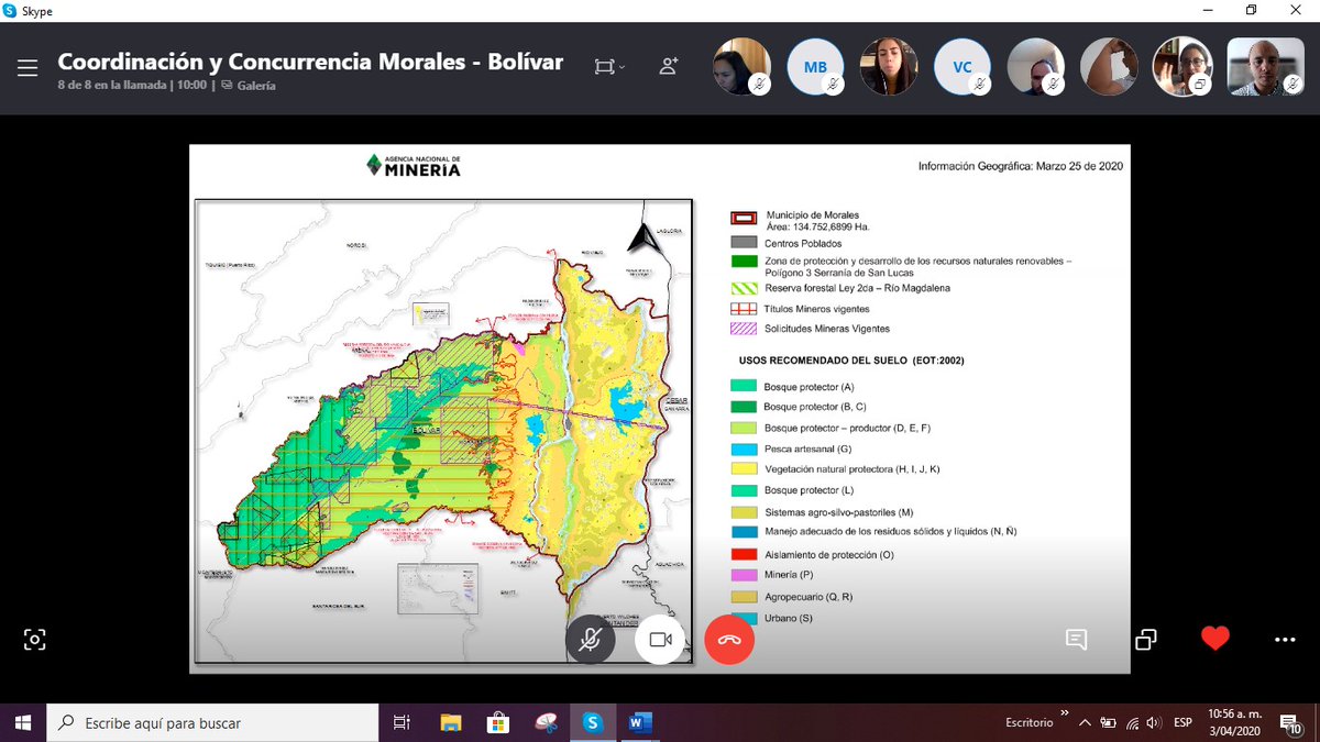ANMColombia's tweet photo. En la #ANM usamos las herramientas tecnológicas para seguir trabajando con nuestros #TerritoriosMineros. Realizamos reuniones de coordinación y concurrencia con las autoridades de Morales, en Bolívar, y Puerto López, en Meta. #MineríaQueConstruyePaís https://t.co/20qNJDjoP1