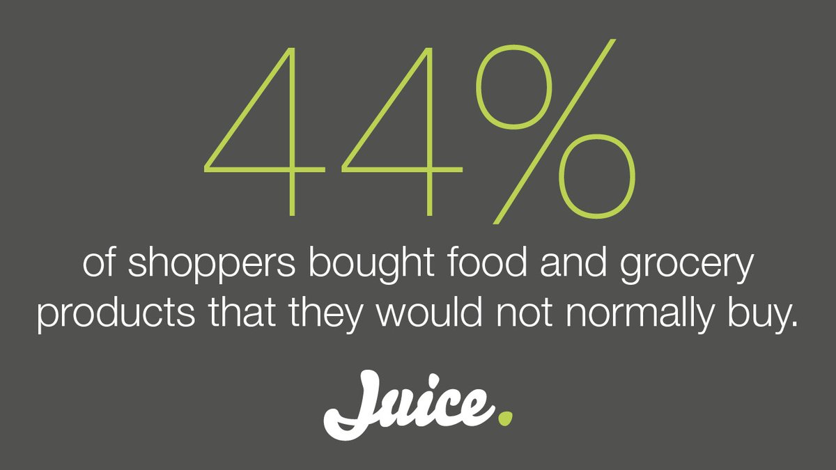 Identifying if your brand is one that has been picked up by a new group of shoppers should be a key focus. 
To discuss how this shapes your marketing plans get in touch at social@juice.eu.com 

Source: IGD ShopperVista March 2020

#thatsjuice #shoppermarketing #instoremarketing