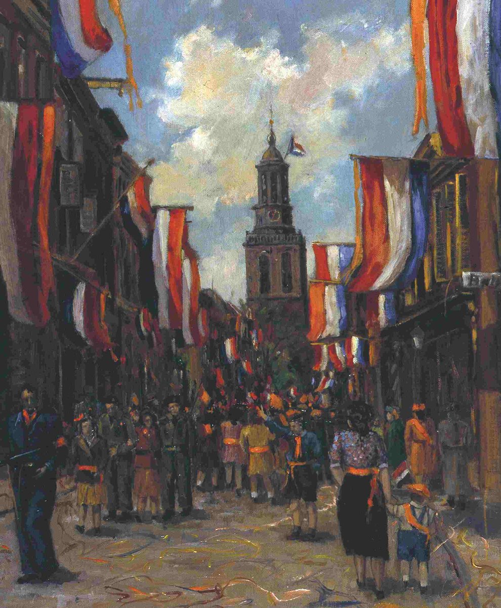 Vandaag 17 april is Kampen 75 jaar geleden bevrijd. Zalsman was ook in oorlogstijd actief met het drukken van bijvoorbeeld noodgeld voor de Duitsers maar in de nachtelijke uren werd strijdend Nederland gedrukt. kamperalmanak.nl/downloads/alma… #75jaarvrijheid