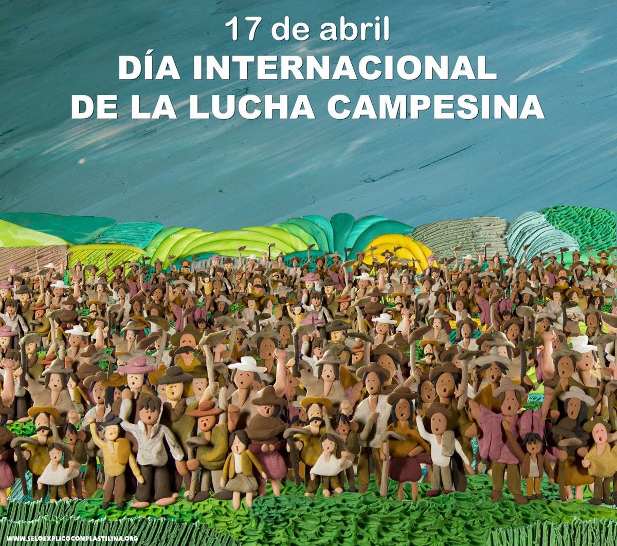#LuchaCampesina Hoy 17 de Abril, Día Internacional de la Lucha Campesina es necesario seguir trabajando para conseguir una mayor soberanía alimentaria.