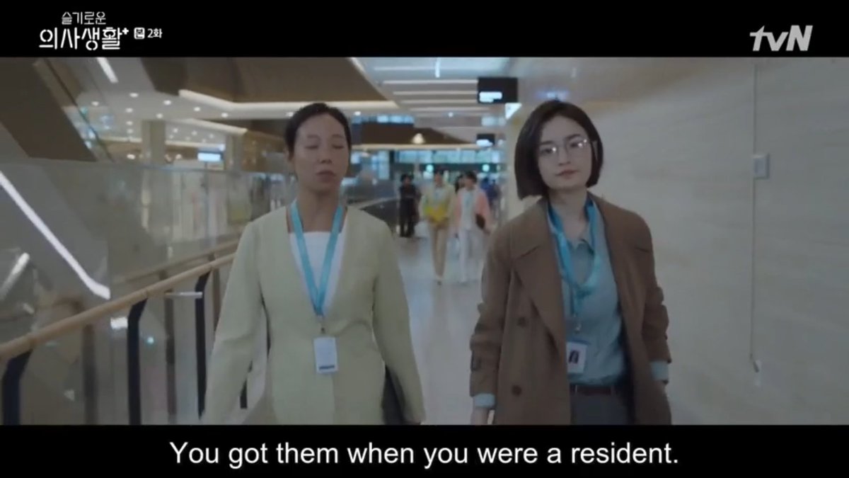 Songhwa is a person that doesnt throw things. She treasures her things like her shoes. She is resident in Yulje 10 yrs ago.  #HospitalPlaylist