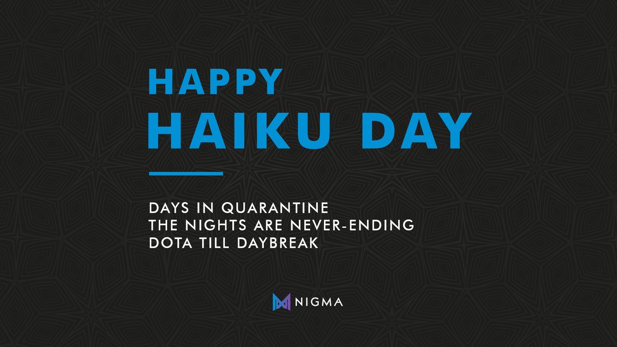 We wrote this in honor of International Haiku Poetry Day.

Show us your talent and share with us your best attempt at a haiku!

Keep Safe and Keep Gaming😷
#HaikuPoetryDay
