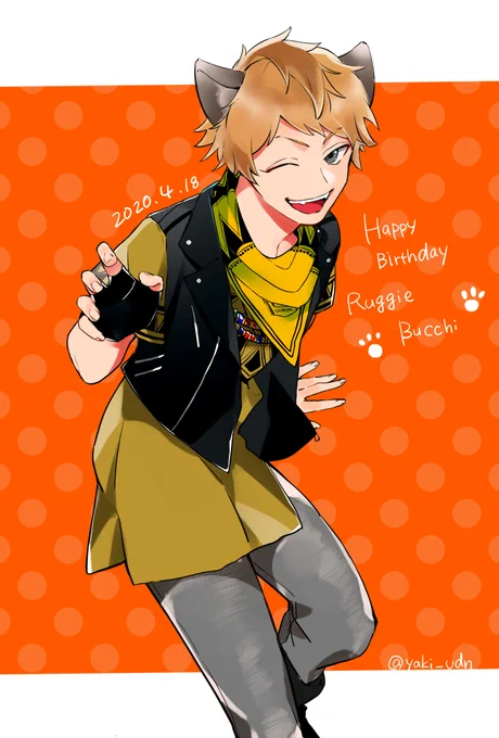 #ラギー・ブッチ誕生祭2020
今日くらいドーナツいっぱい食べてねーーーー? 