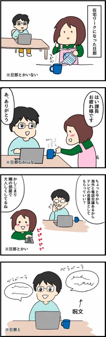 旦那が在宅ワークになったっていう妄想と現実 