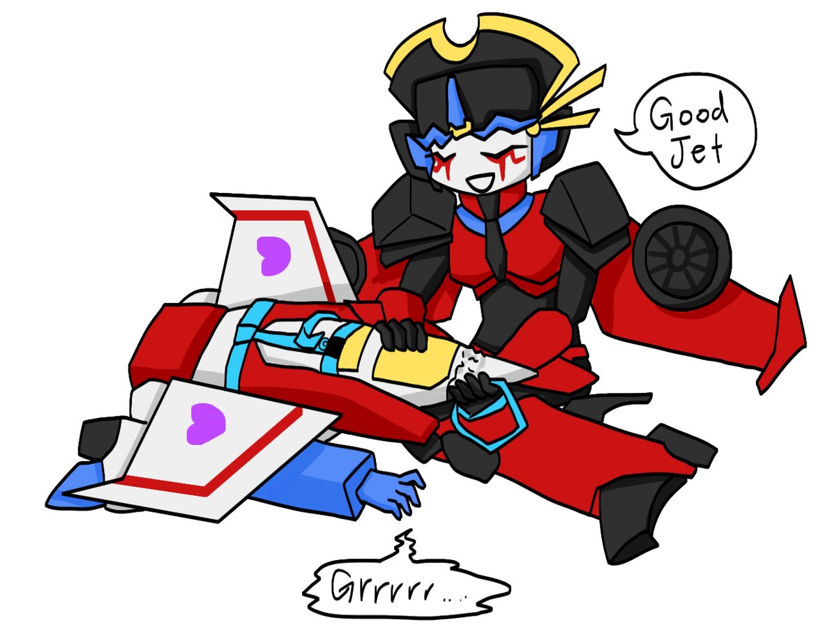 MAYBE WINDBLADE/STARSCREAM ?피님 그몰합작의 맹견스스에서 영감받은 이상한 윈블스스pic.twitter.com/kZ...