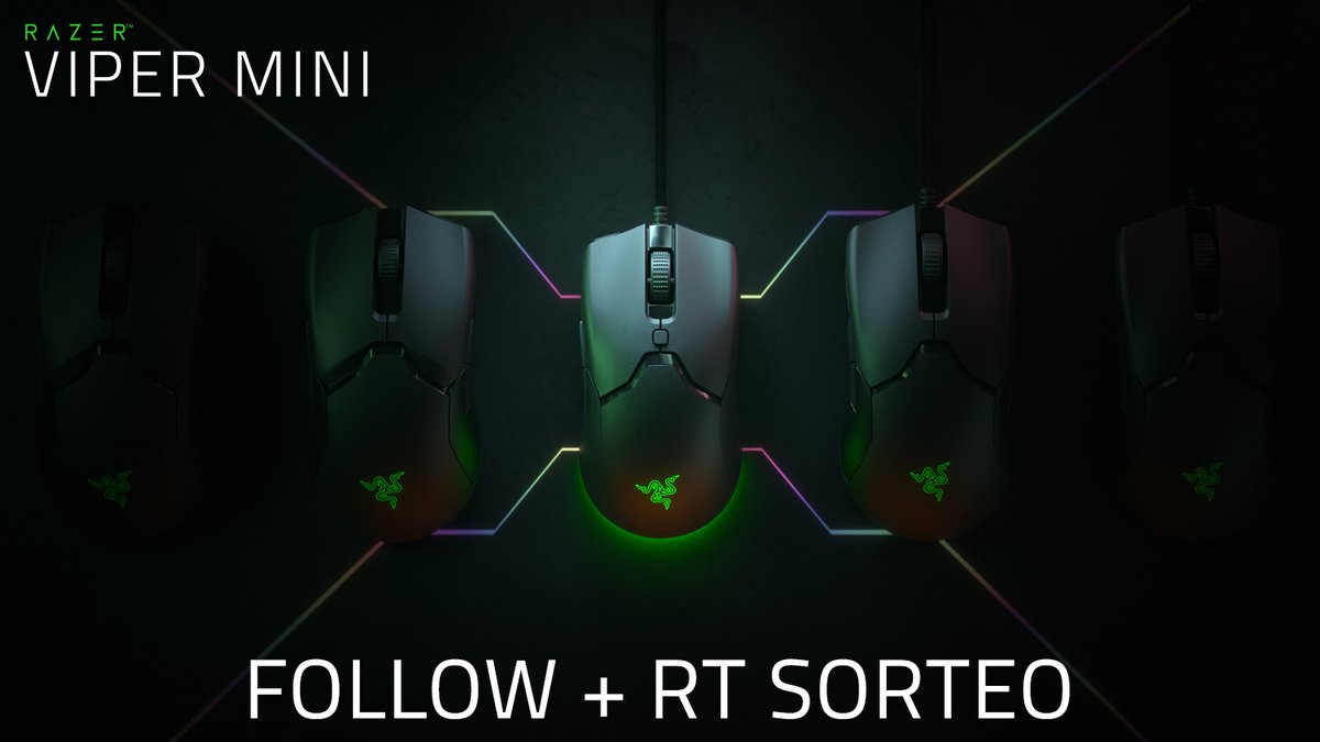Vamos a despedir la semana con este #sorteo del nuevo Razer Viper Mini 🖱

Follow + RT para participar 
¡Mucha suerte! 🍀 El lunes 20.04 diremos el ganador.