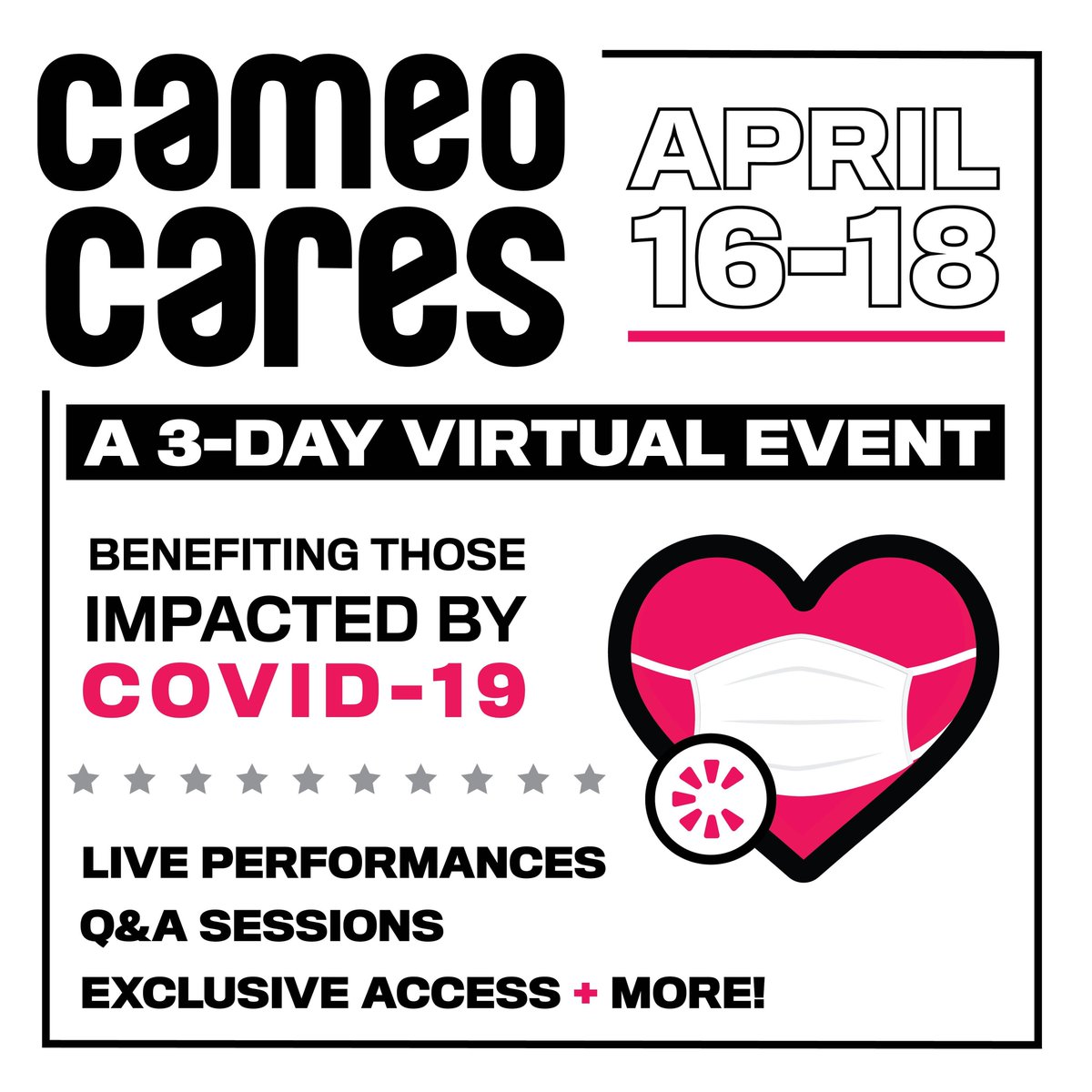Request a <a href="/BookCameo/">Cameo</a> shoutout from me anytime today or tomorrow, and all proceeds will benefit hard-working restaurant folks via the Restaurant Employee Relief Fund! cameo.com/mrjasondouglas #CameoCares