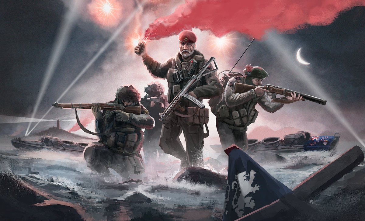 JonathanRL's tweet photo. "Meyers First Section" 

Artwork commemorating the 1944 Return of the King to the British Isles and the Defeat of the Union of Britain. 

More Lore: https://t.co/8ATfo65mUM

Artwork and Lore by @Kaisermod https://t.co/Jeyf0TQGu6