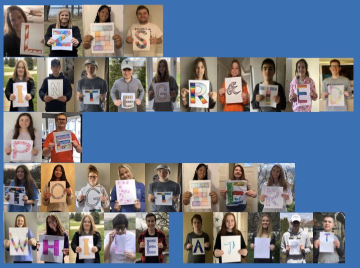 LzSnap_'s tweet image. LZHS Integrated PE Together While Apart. Quarantine can be hard but we’re all in it together! #LZNation