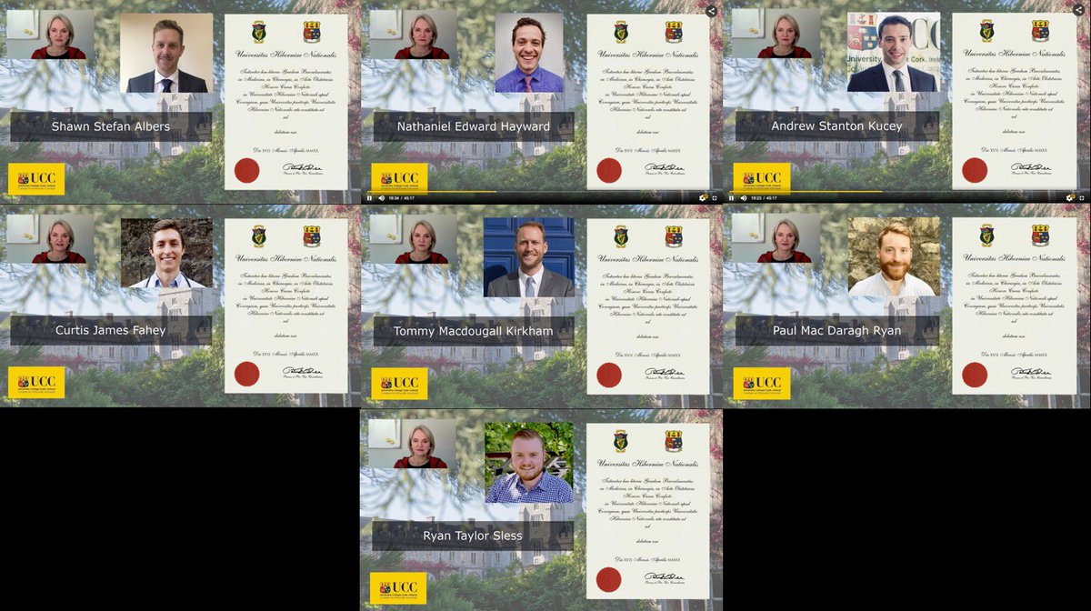 Congratulations to everyone who graduated from <a href="/UCC/">UCC Ireland</a> medicine today and even bigger congrats to all the lads! #UCCMedGrad20 #DrLads