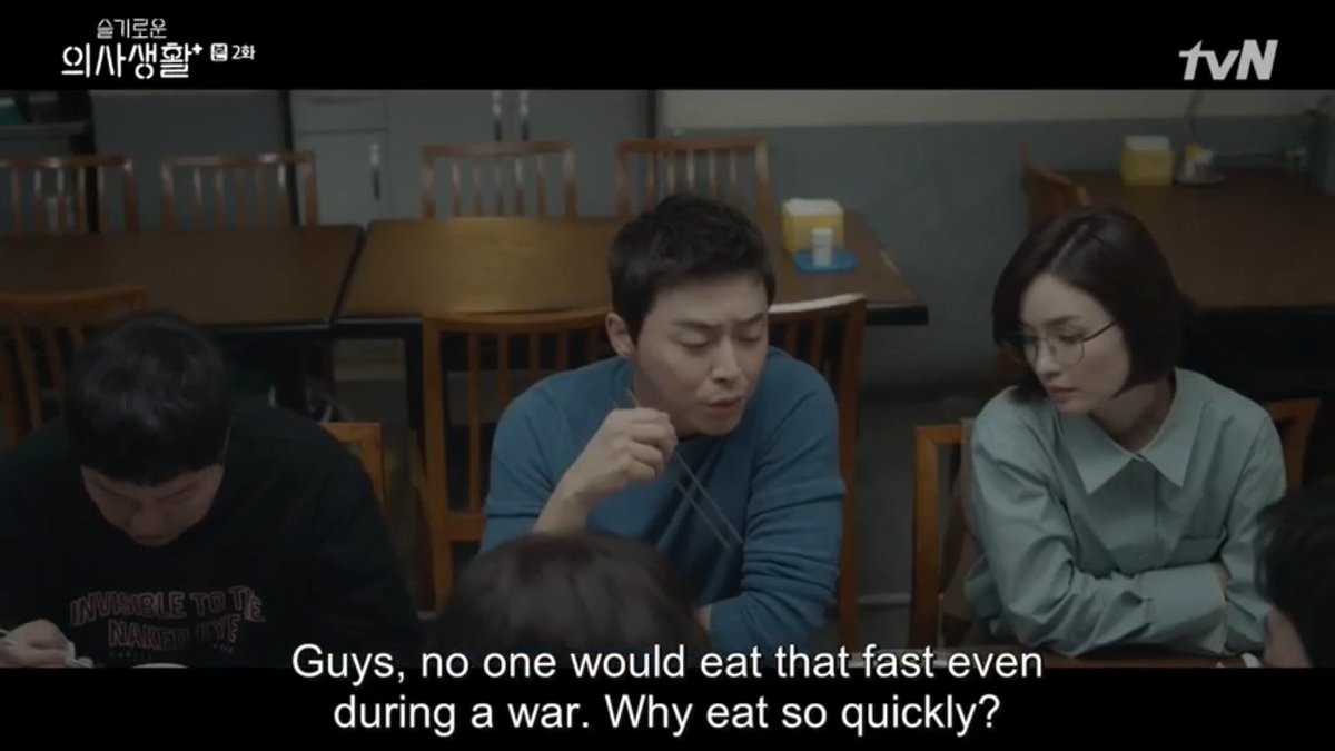 Songhwa & Junwan are fast eater  #HospitalPlaylist