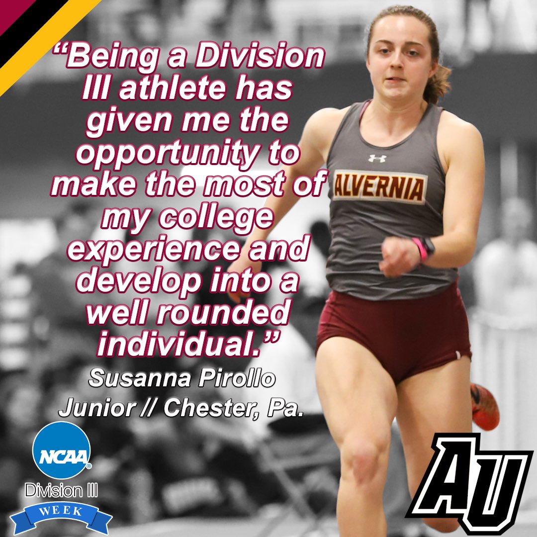 VernAthletics's tweet photo. It’s NCAA DIII Week! In celebration of #D3Week, we will be recognizing and giving you an insight into some of our student-athletes all week long. Our 2nd to last athlete of the week is Women’s T&amp;F junior Susanna Pirollo...https://t.co/fewda7xjQQ

#D3Week2020 #WhyD3 #NCAAD3 https://t.co/4HVLqOqOqm