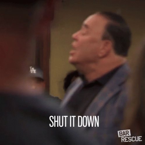 FlexAogle's tweet photo. Spending quarantine watching John Taffer yell at everyone https://t.co/2SmmVPCuR9