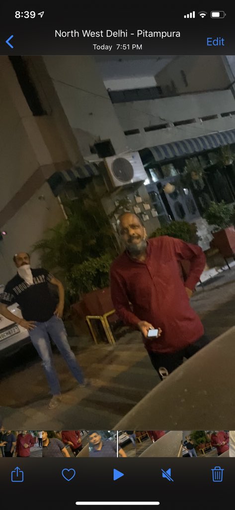 puneetag's tweet photo. @DCPWestDelhi  the two people frok rashmi apartments are making a group of many people outside the society !! I was not allowed to enter my own house . My car was not allowed to enter my society . With no masks and no care to social distancing .. people are been harassed https://t.co/Aabbe20FqK