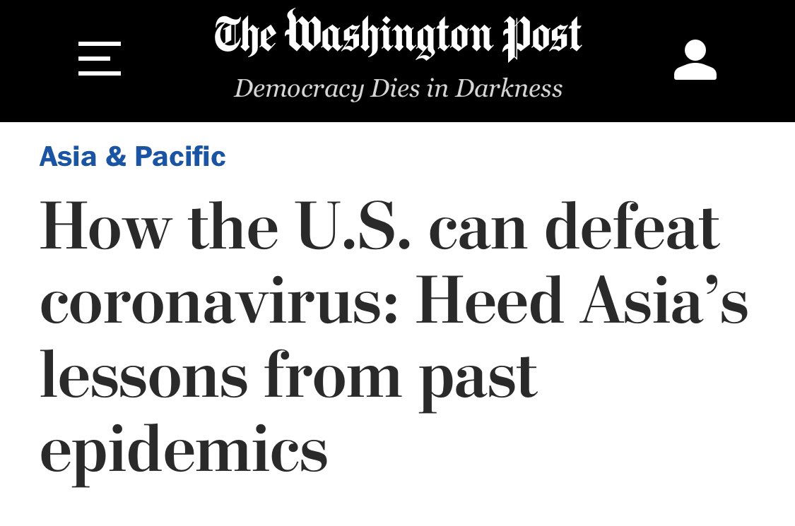 LOrion's tweet photo. APR 17 #COVID19 #MDTHREAD LESSONS: WHEN Novel #coronavirus announced in #Wuhan wealthy places on China's periphery — #HongKong, #Taiwan and #SouthKorea — a rapid response swung into action.
One reason was that they had learned from the #SARS1
https://t.co/KRchH5Rjg9 @CourageCA https://t.co/WGnxCX13K6