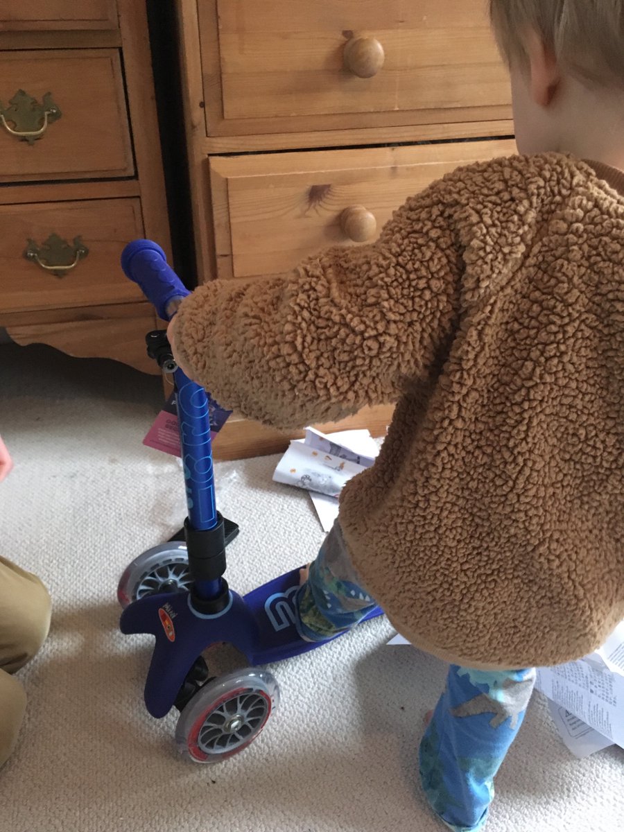 lawkas's tweet photo. @Moores_Cycles delighted our scooter has turned up! https://t.co/CAySvcL6kA