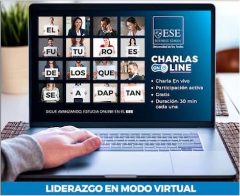 CTF ESE (@ctf_ese) on Twitter photo Con gran éxito se realizó la primera charla online gratuita del ciclo "Liderazgo en modo virtual"
revisa la nota en el link
<a href="/ESEUANDES/">ESE Business School</a>
#ESEcontingencia #trabajoyfamilia #conciliación #charlasonline #ESEUAndes
ese.cl/ese/con-gran-e… Con gran éxito se realizó la primera charla online gratuita del ciclo "Liderazgo en modo virtual"
revisa la nota en el link
<a href="/ESEUANDES/">ESE Business School</a>
#ESEcontingencia #trabajoyfamilia #conciliación #charlasonline #ESEUAndes
ese.cl/ese/con-gran-e…