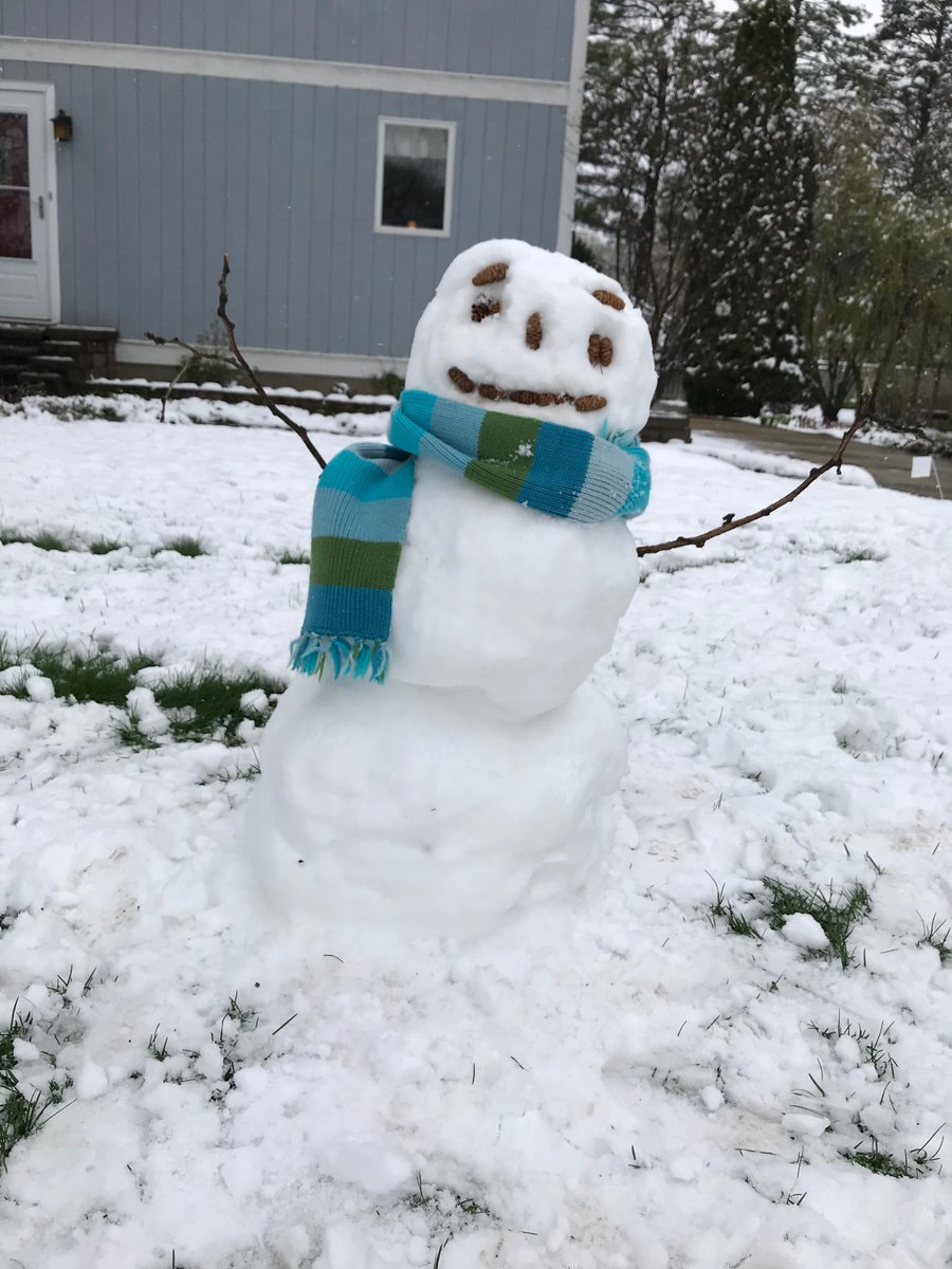 PatKulie's tweet photo. When life hands you snow, make a snowman!
Stay strong everyone, we can get through this#Winfield34 https://t.co/CrQwdsa4Ki