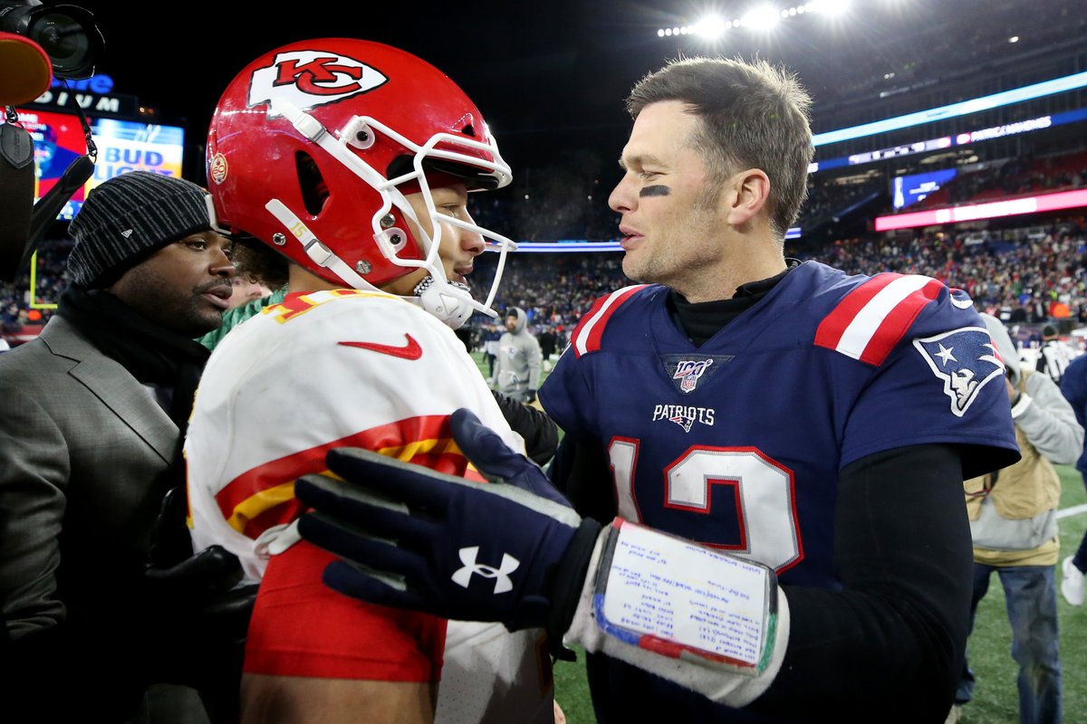 brgridiron's tweet photo. Tom Brady has been dethroned by Patrick Mahomes as the top-selling jersey in the NFL

The six-time champion has appeared in the top three for a record 18 straight times

(via @Variety) https://t.co/kNG6uq3ZT1