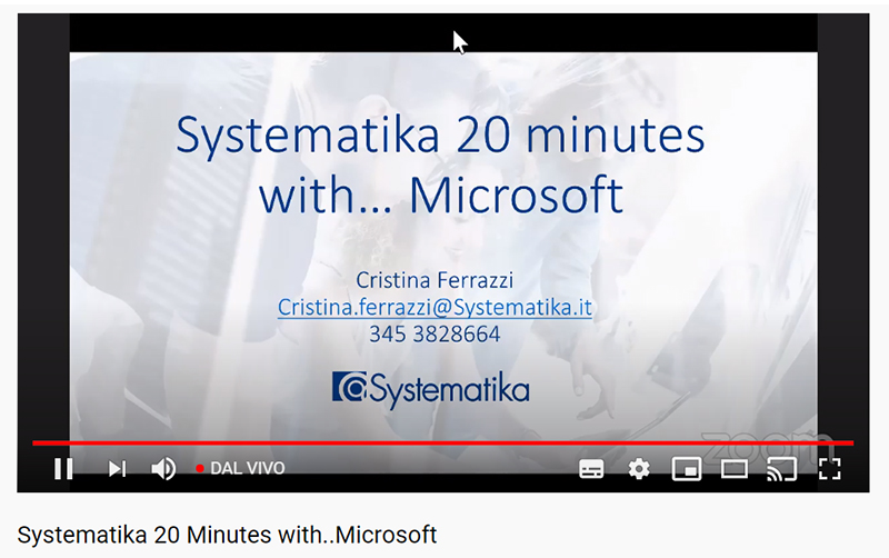 SysteAcademy's tweet photo. LIVE NOW! 20 Minutes with.... #MICROSOFT - https://t.co/TE2ERJ6gyU is Live with Deni Bassani | #SystematikaDistributionItalia #SysLearning #SysteAcademy #MagazziniErre #SystematikaDistribution https://t.co/5yKFFjEbQN https://t.co/CyzaeFme7w