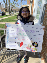 2FPershing's tweet photo. We are feeling the love from our Pershing Families after our parade yesterday! It warmed our hearts to see all of our student's smiling faces! We miss you so much! #2FF #teampershing #ilschoolsstepup #panthersathome #d100inspires @Ms_Bazz @epipersimpson https://t.co/61AmPJuJvo