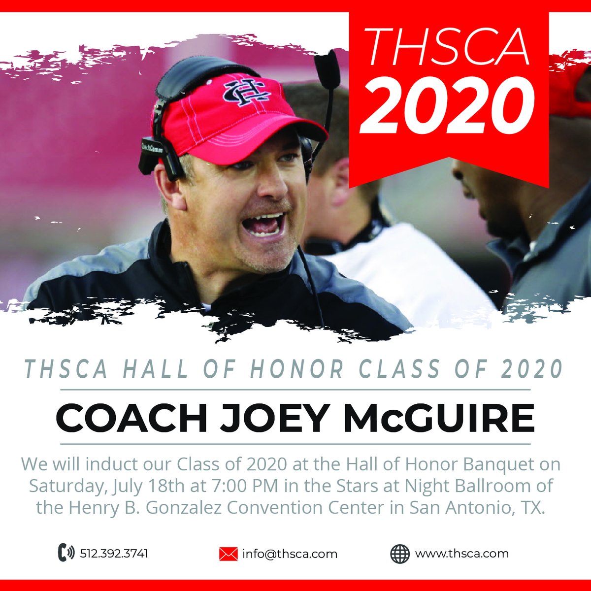 THSCAcoaches's tweet photo. @CoachMcGuire_BU will be inducted into the THSCA Hall of Honor⭐️
No better man &amp; well deserved!

#THSCALegend
#THSCAHOH https://t.co/At2FeKRg5Y