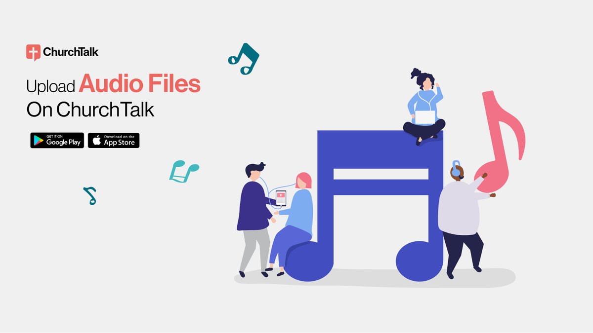 Audio is a great way of engaging with your church. On ChurchTalk you can now upload audio files like podcasts, sermons, devotionals and more. Stay connected to your members and keep them engaged throughout the week. One Sunday to the next. 

Visit hubs.ly/H0pw2Qf0