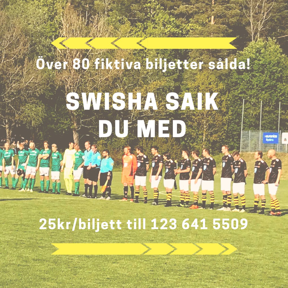 Saikare! Ni är bäst! 🖤💛