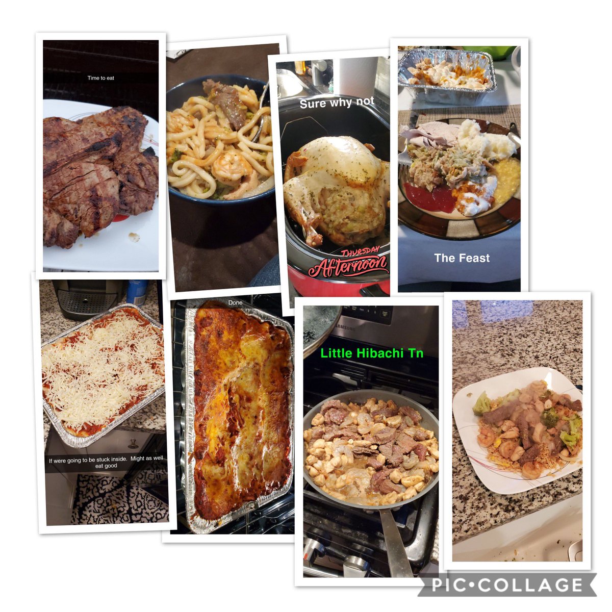 TedMichaliga's tweet photo. Who doesn’t like eating good while being in quarantine.. Some of my meals to occupy my cravings!!! @Jon_Russell__ @Trisha__Torres @CarolineeeeRose @ohpa_EPIC #EPICeatsPIC #lifeatatt #WeAreAllInThisTogether https://t.co/Bvd7LRyUqB