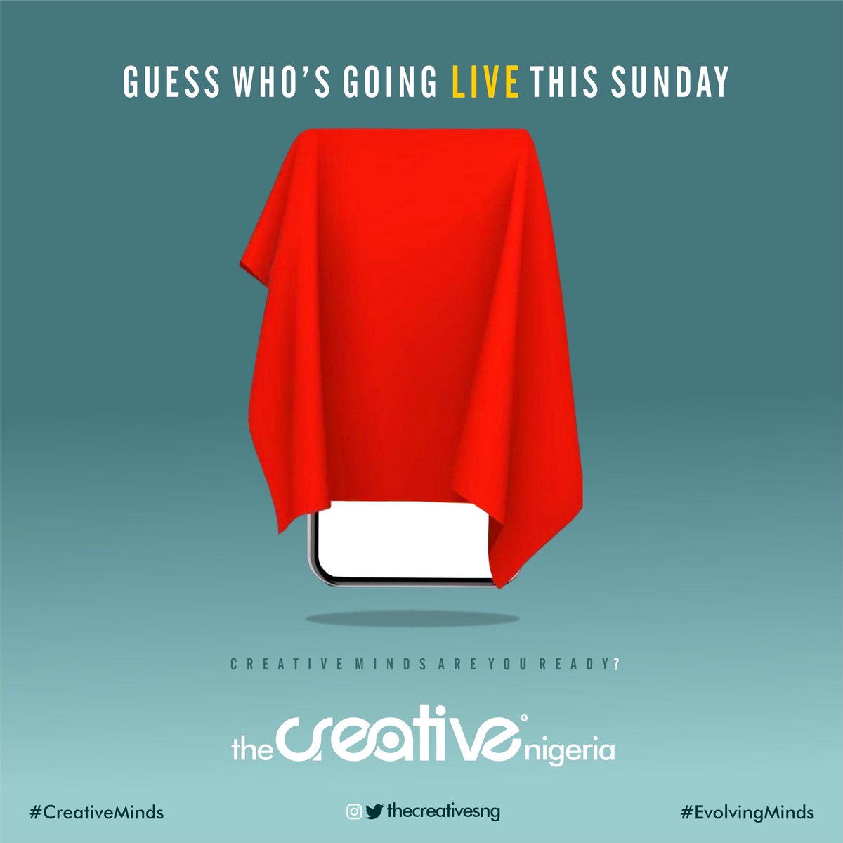 thecreativesng's tweet photo. We Begin This Sunday On IG! #EvolvingMinds We Are Discussing With Leading Creatives & Entrepreneurs.. Don’t Miss Out! Follow @thecreativesng On IG!
#Covid_19
#world
#creatives
#Entrepreneur https://t.co/c0YAgAXjQB