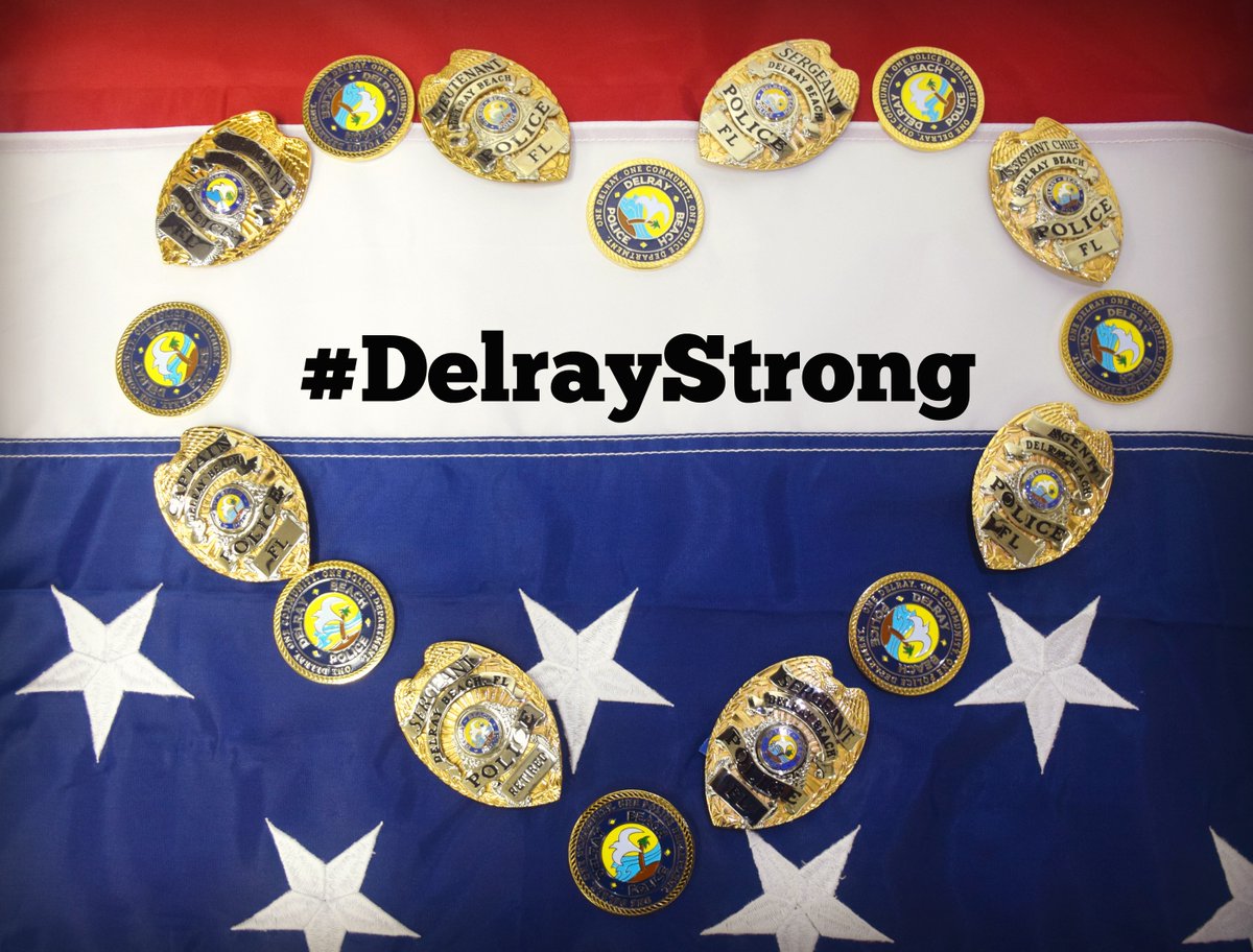 DelrayBeachPD's tweet photo. We are grateful to the healthcare workers, first responders, supermarket staff, and restaurant/delivery crews who serve on the frontlines in the fight against COVID-19. We also appreciate YOU, Delray Beach residents, for staying #SaferAtHome. #FridayFeeling #DelrayStrong https://t.co/PdPa1N3edJ
