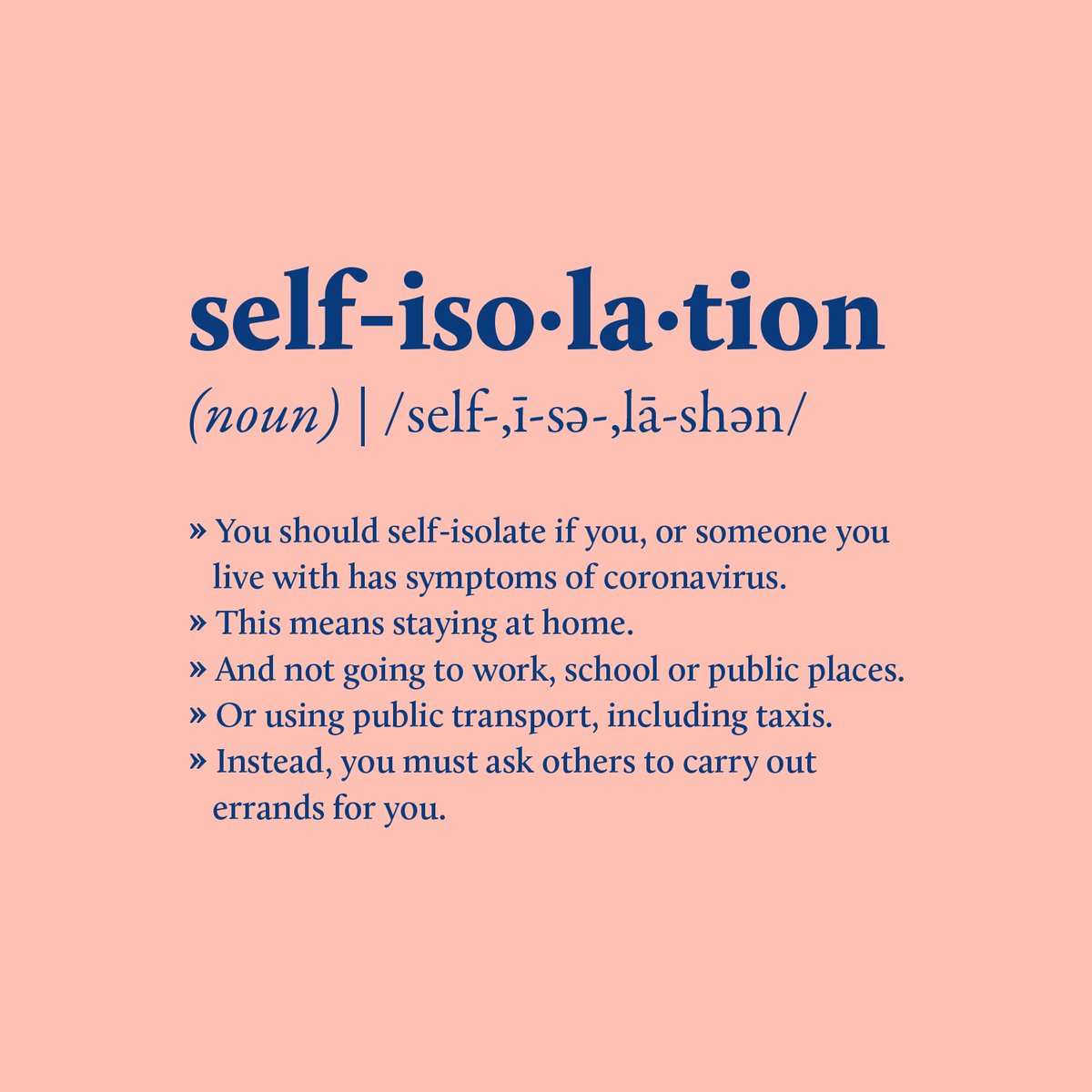 ConservativesNT's tweet photo. What does self isolation mean ๐ค
#StayHomeSaveLives ๐ก #YourNHSNeedsYou ๐ฅ
#CoronavirusFAQs #Coronavirus https://t.co/PDW29FO03r