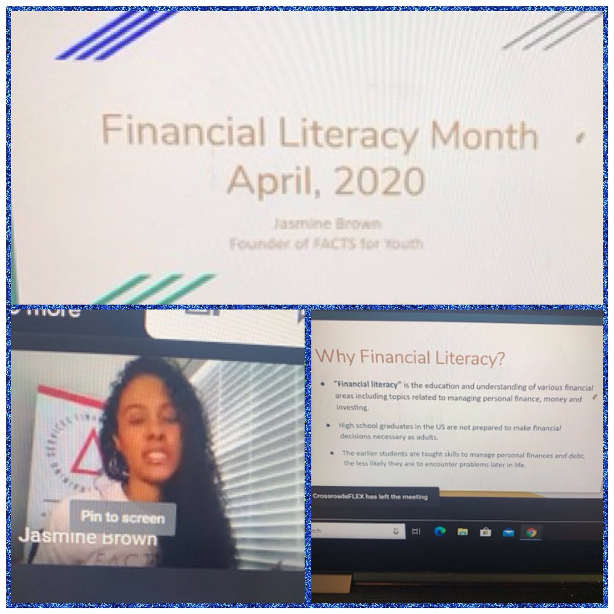 FVHSCAC's tweet photo. Over 70 students from 5 area schools heard from founder Jasmine Brown of @_factsforyouth .She is amazing.This was our first virtual career speaker collaboration between @CrossroadsFlex @WakeECHS @WakeGirlsLead @WakeBoysLead @WakeTechSTEM @WCPSS_CTE @STC_WCPSS @wcpssmagnets https://t.co/2AWE6WSsFf
