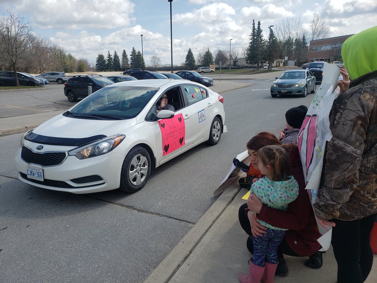SkunkRancher's tweet photo. Showing support for childcare workers during COVID-10. Details tonight @CHEXNewswatch https://t.co/Guhz7tWnxC