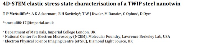 QDetectors's tweet photo. It's Friday! Here's another new paper using #MerlinEM direct electron detector for #4DSTEM at ePSIC, this time from @imperialcollege @BerkeleyLab , to keep you entertained in lockdown. Enjoy your weekend folks, and stay safe! @Mohsend @DiamondLightSou https://t.co/RTHzXlBFI5 https://t.co/v9LS67pxEC