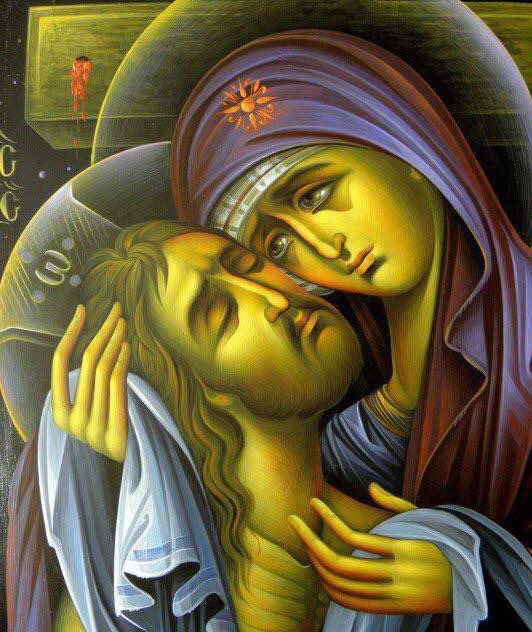 FrEliasVillis's tweet photo. “There is a great silence on earth today, a great silence and stillness. The whole earth keeps silent because the King is asleep. . . God has died in the flesh and hell trembles with fear.” From a homily on Saturday @OurSaviourRyeNY @goarch #orthodoxholyweek #thepassionofChrist https://t.co/QUK9ZDLwDT