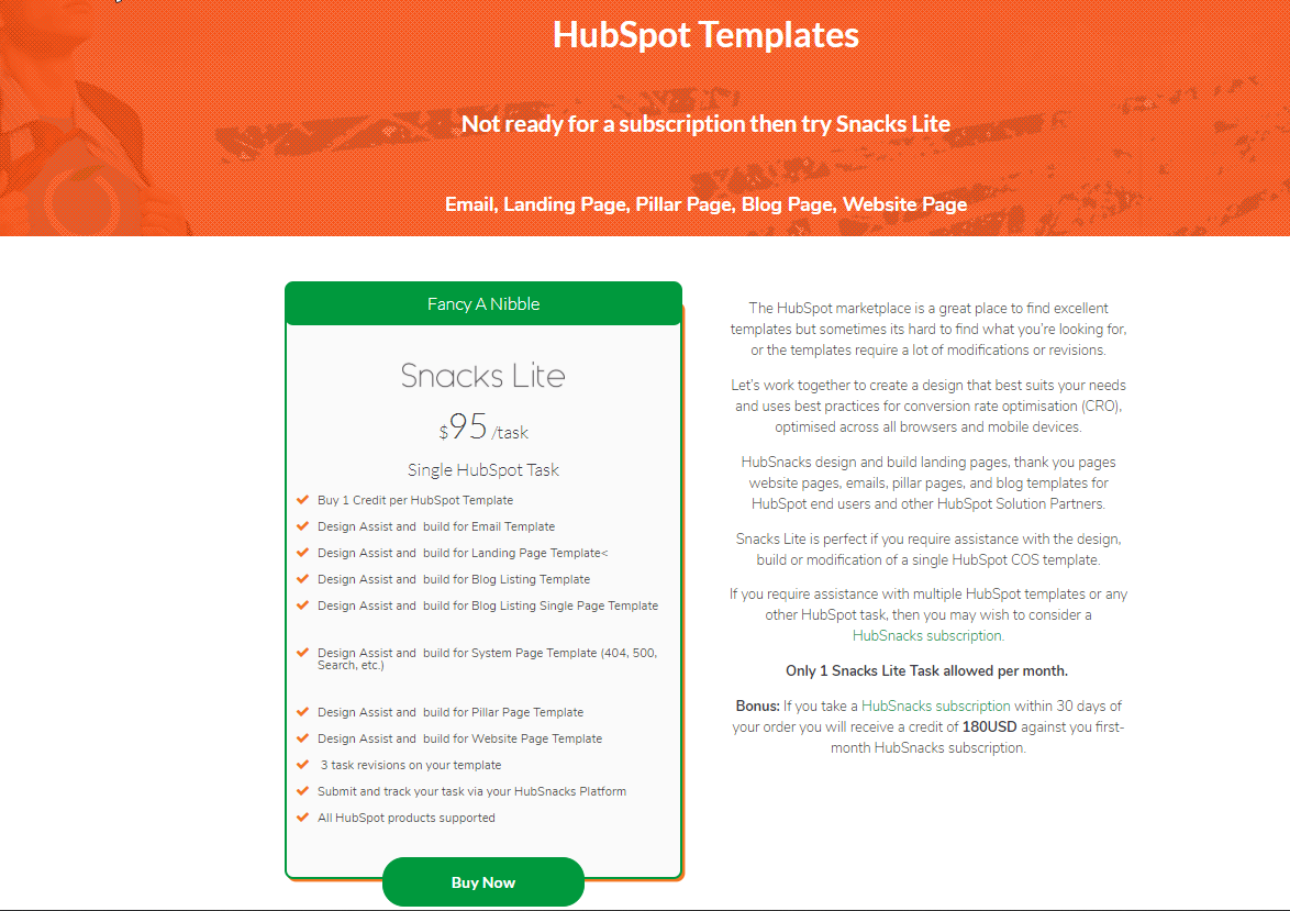 Do you need a #HubSpot Landing Page, Pillar Page, Website Page, Email or Blog template created or modified? Let’s work together to create a design that best suits your needs and uses best practices for CRO, optimised across all browsers.  For Only 95USD😮  hubs.ly/H0pn9Vq0