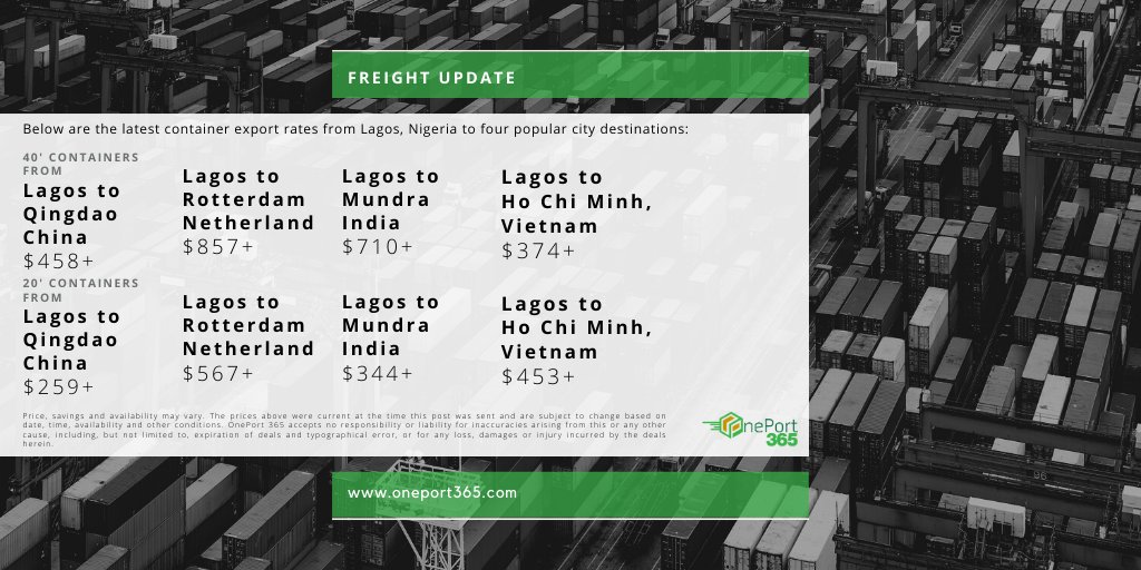 OnePort365's tweet photo. As we remain in lockdown, hoping to curb the spread of the coronavirus, it is important to stay on top of freight news.
#OnePort365 #AfricanTrade #GlobalTrade #Tech #Innovation #supplychain #supplychainsolutions #FreightMarketBulletin https://t.co/5Dv5VLUJLE