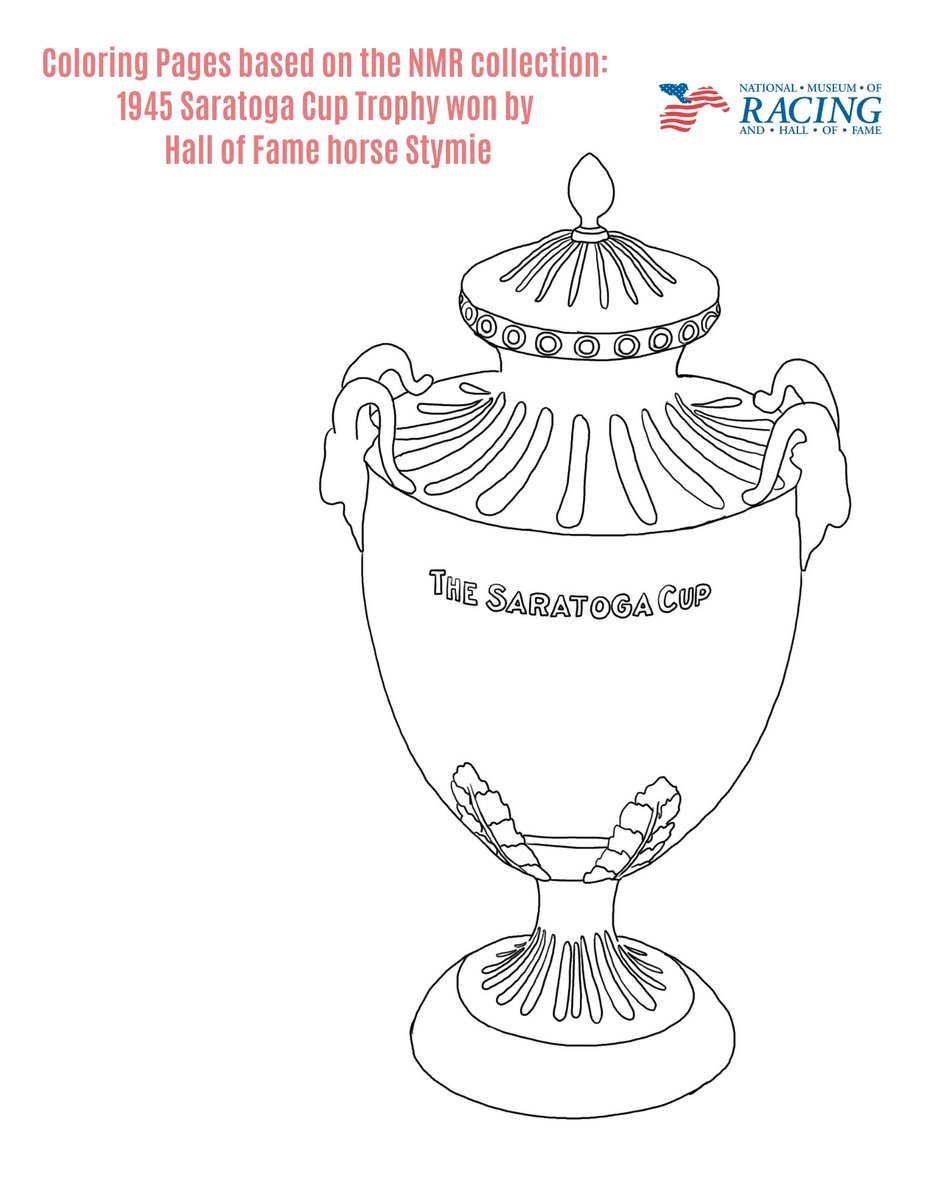 nmrhof's tweet image. #ColorOurCollection We’ve shared more coloring pages based on items in the Museum’s collection. This week’s features more bobbleheads and the Saratoga Cup!

Download &amp;amp; print here: drive.google.com/drive/mobile/f… 

Share your creations with #NMRHoFFromHome.

#MuseumFromHome
