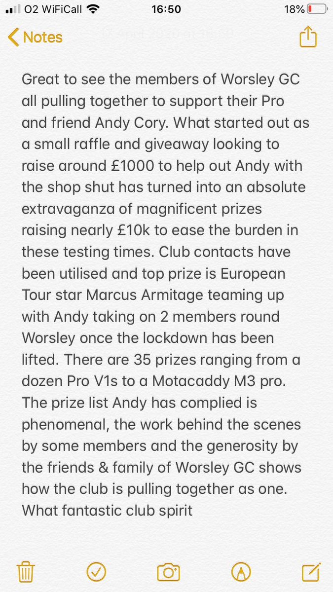 Pro Raffle - amazing response! <a href="/WorsleyProShop/">Andrew Cory</a> <a href="/marcusarmitage1/">Marcus Armitage</a>