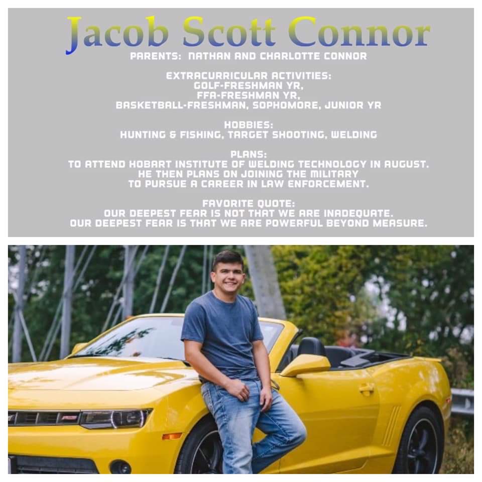 UC_Principal's tweet photo. Senior Spotlight Day 8. Today’s 1st spotlight Jacob Connor. #seniors2020 #UCpride #WeAreInThisTogether #weareproudofyou #Classof2020 @RandolphEastern @clintonjrandall @UCDECA @UCLadyIndians @J_Renaissance @kisstv5 @newsgazettewc https://t.co/OJ9B4ZgOog