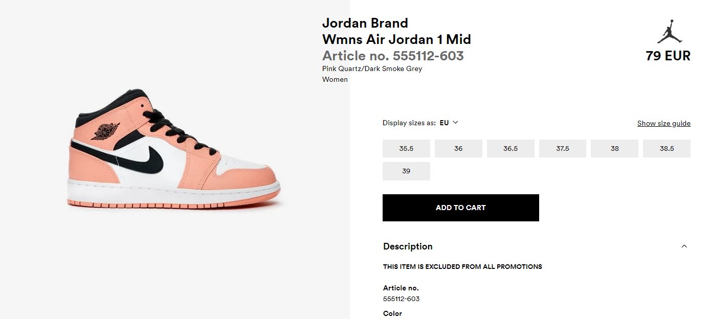 jordan 1 mid pink quartz 38